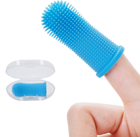Super Soft Pet Toothbrush for Dogs and Cats, Silicone Care