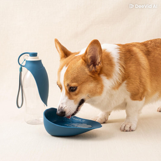 Pet Flip Cup Portable Water Bottle