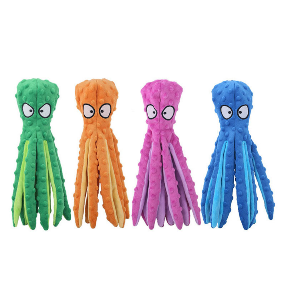 Interactive Plush Octopus Puzzle Toy for Dogs and Cats