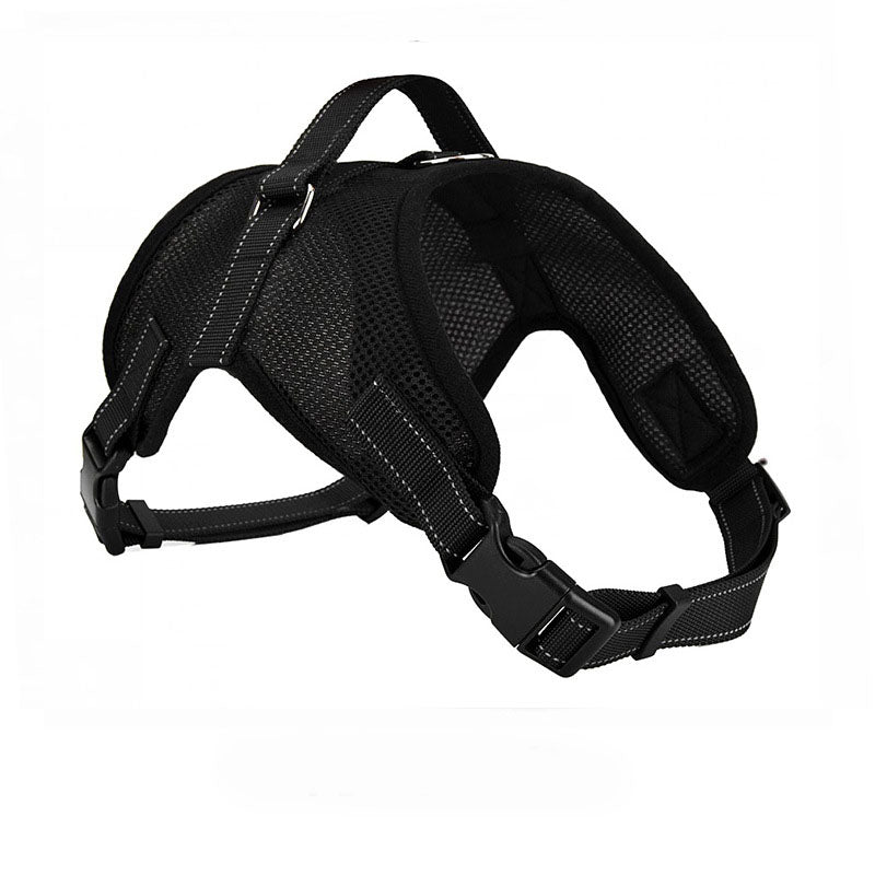 Breathable Dog Leash with Simple Pet Chest Harness