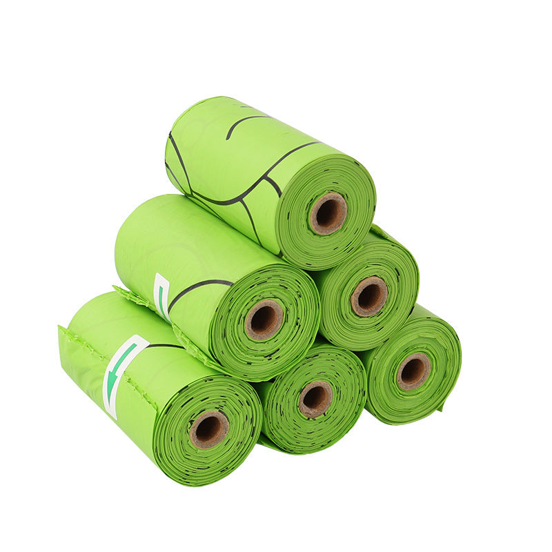 Biodegradable Corn Starch Cat Waste Bags with Picker Tool — Eco-Friendly, 8PCS