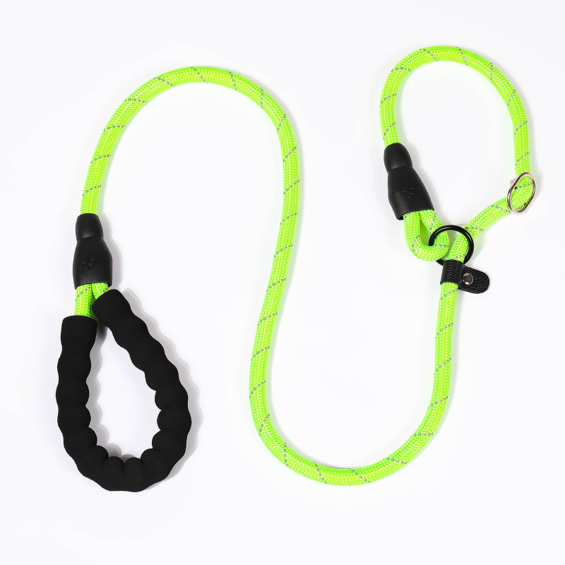 Reflective Silk Pet Leash with Explosion-proof Design