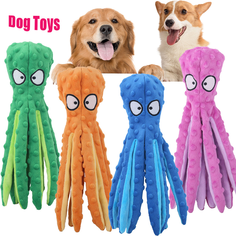 Interactive Plush Octopus Puzzle Toy for Dogs and Cats