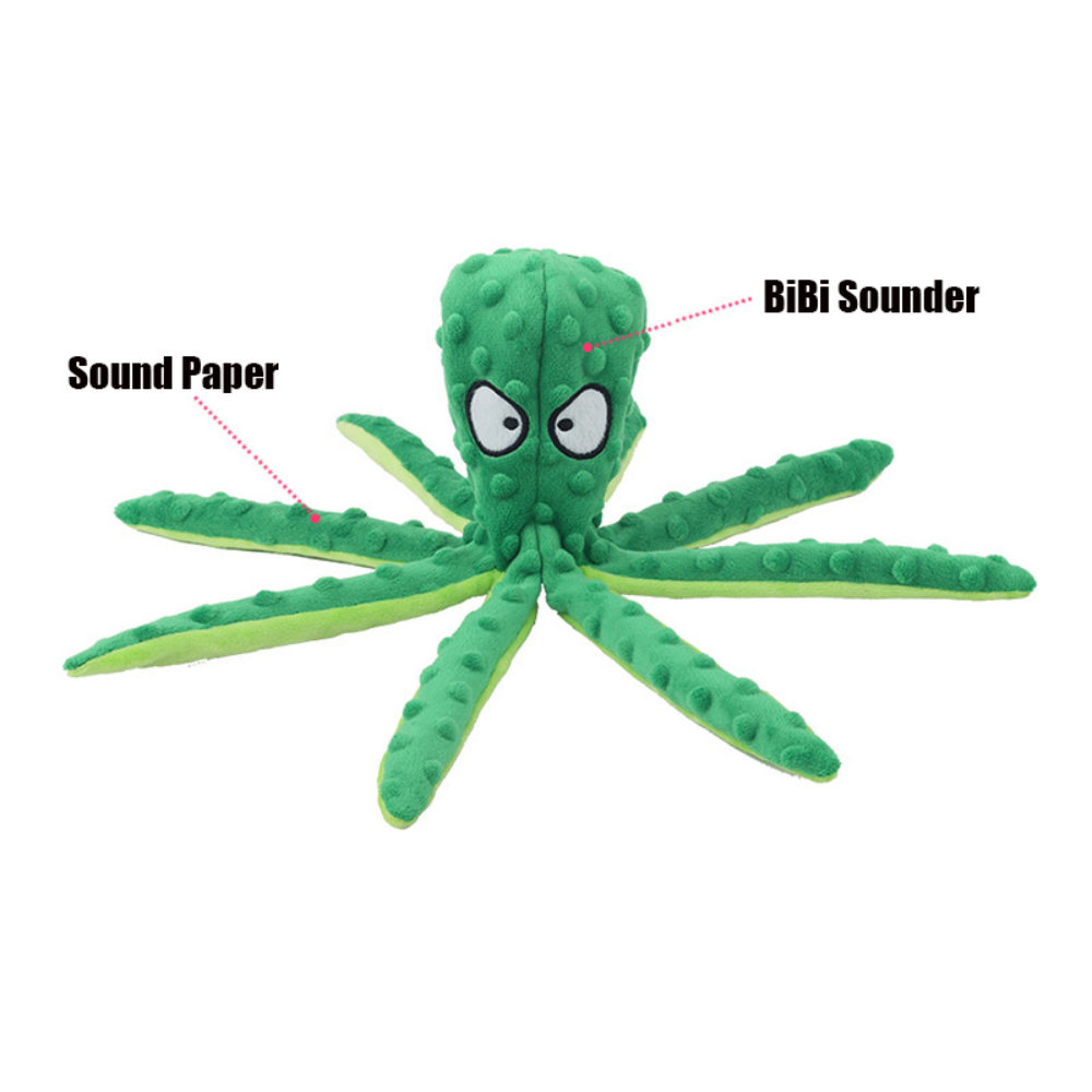 Interactive Plush Octopus Puzzle Toy for Dogs and Cats