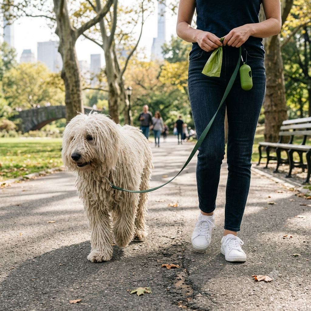 Biodegradable Dog Poop Bags with Portable Dispenser — 20 Bags, Leak-Proof & Odorless