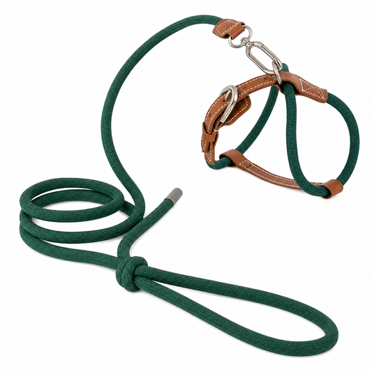 HiDREAM X-Shape Cat Harness & Leash — Escape-Proof, 33g