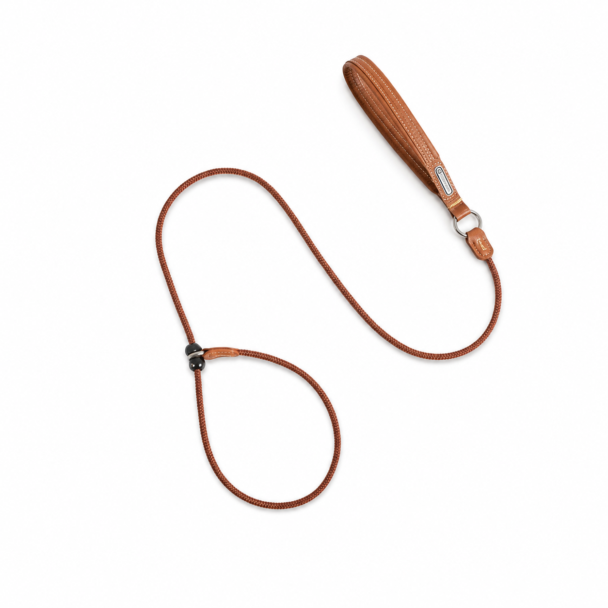 HiDREAM Anti-Choke Slip Lead — Leather Handle & Swivel