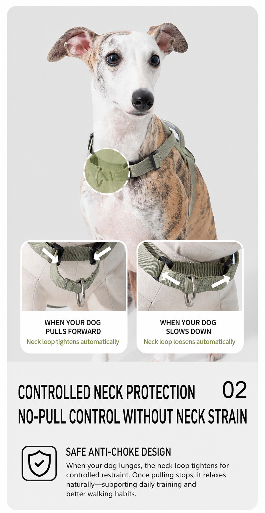 HiDREAM Valley Series Anti-Burst Quick-Fit Dog Harness | No-Pull Step-In Vest for Dogs