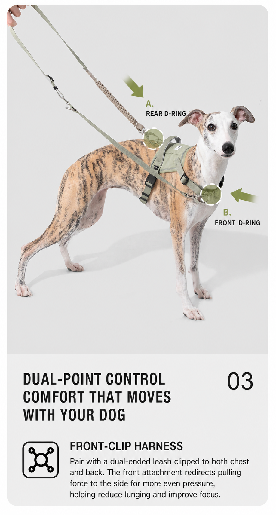 HiDREAM Valley Series Anti-Burst Quick-Fit Dog Harness | No-Pull Step-In Vest for Dogs