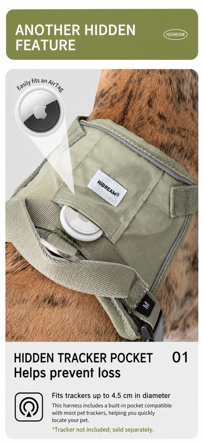 HiDREAM Valley Series Anti-Burst Quick-Fit Dog Harness | No-Pull Step-In Vest for Dogs