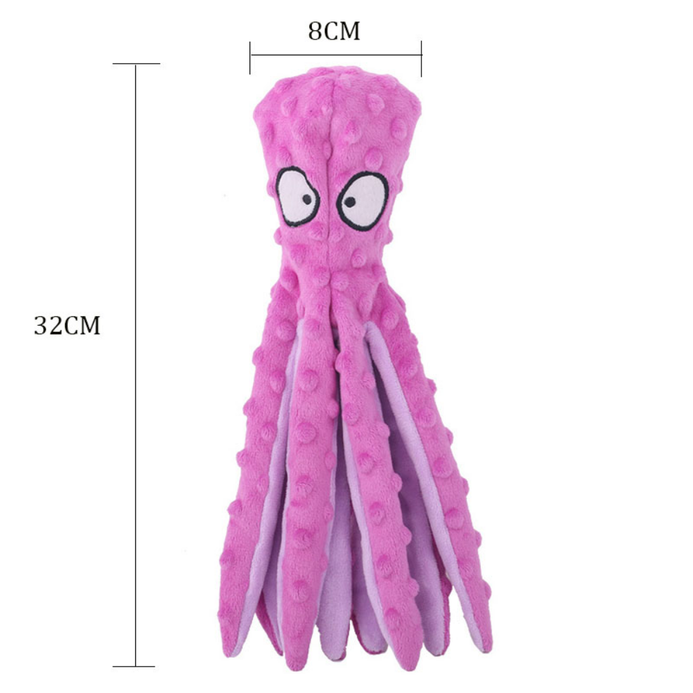 Interactive Plush Octopus Puzzle Toy for Dogs and Cats