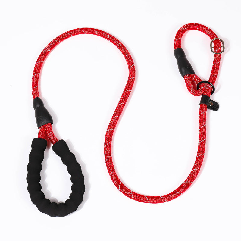 Reflective Silk Pet Leash with Explosion-proof Design